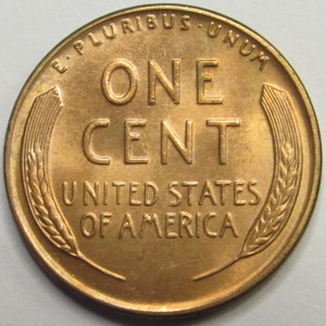 1953 Lincoln Wheat Cent - antique uncirculated American wheat penny