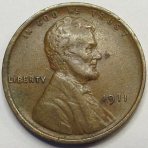 1911 Lincoln Wheat Cent - antique better condition wheat penny