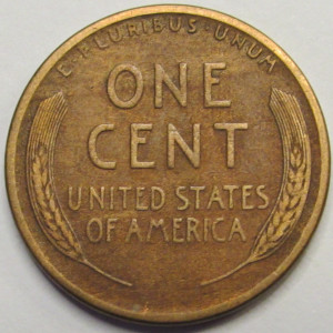 1916 S Lincoln Wheat Cent - antique San Francisco mintmark penny