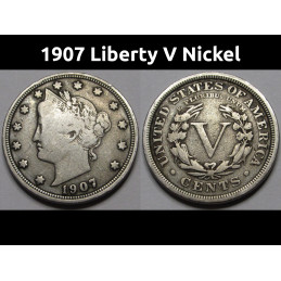 1907 Liberty V Nickel -...