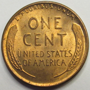 1947 Lincoln Wheat Cent - antique American uncirculated penny