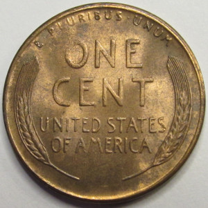 1950 S Lincoln Wheat Cent - antique San Francisco mintmark wheat penny