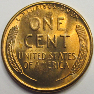1955 S Lincoln Wheat Cent - antique San Francisco mintmark wheat penny