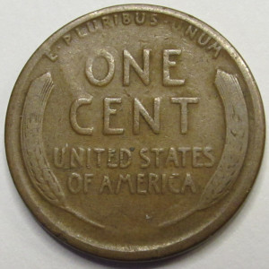 1913 S Lincoln Wheat Cent - antique San Francisco mintmark low mintage penny