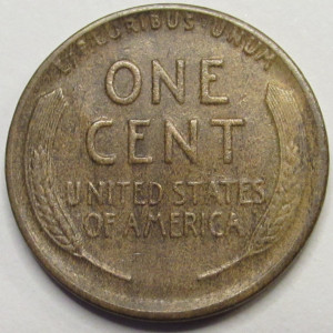 1915 D Lincoln Wheat Cent - antique higher grade Denver mintmark wheat penny