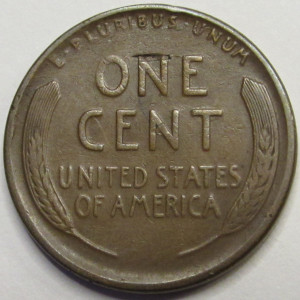 1919 S Lincoln Wheat Cent - antique higher grade San Francisco mintmark wheat penny
