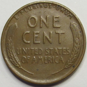 1931 S Lincoln Wheat Cent - antique key date low mintage American wheat penny