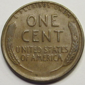 1932 Lincoln Wheat Cent - antique Great Depression era American wheat penny