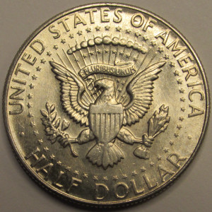 1968 D JFK Half Dollar - 40 percent silver uncirculated American coin