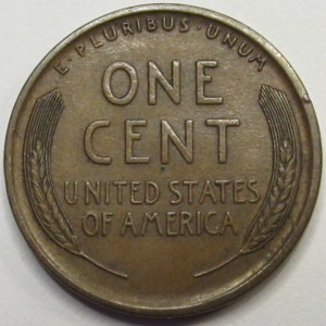 1909 Lincoln Wheat Cent - antique first year of issue American wheat penny
