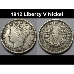 1912 Liberty V Nickel -...