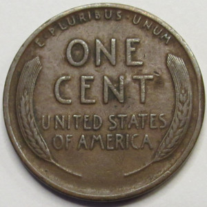 1913 Lincoln Wheat Cent - antique early date American wheat penny