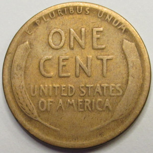 1913 S Lincoln Wheat Cent - antique San Francisco mintmark American wheat penny