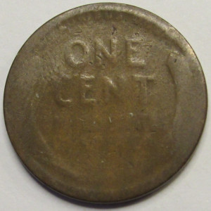 1922 D Lincoln Wheat Cent - antique lower mintage Denver mintmark wheat penny