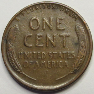 1929 S Lincoln Wheat Cent - antique higher grade San Francisco mintmark wheat penny
