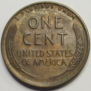 1933 Lincoln Wheat Cent - antique uncirculated Great Depression era American penny