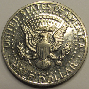 1971 S JFK Half Dollar - proof San Francisco mintmark coin