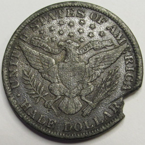 1912 S Barber Half Dollar - antique San Francisco mintmark silver coin