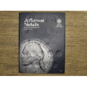 Whitman coin folder for Jefferson Nickels from 1962 onwards - vintage album