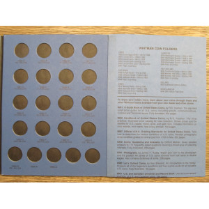 Whitman coin folder for Jefferson Nickels from 1962 onwards - vintage album