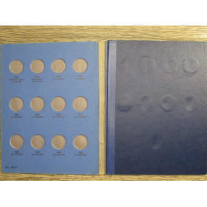 Whitman coin folder for Liberty V Nickels from 1883 to 1912 - vintage display