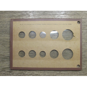 Wayte Raymond coin board for US mint sets - vintage