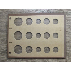Meghrig coin board for US mint sets - vintage