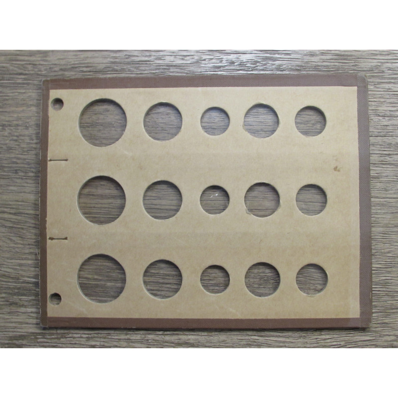 Meghrig coin board for US mint sets - vintage