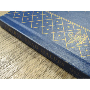 Whitman classic bookshelf album for Barber Half Dollars - 1892-1906 - vintage