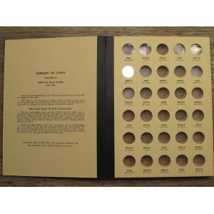 Library of Coins vintage coin album for Mercury Dimes - 1916-1945