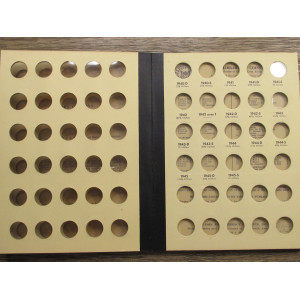 Library of Coins vintage coin album for Mercury Dimes - 1916-1945
