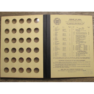 Library of Coins vintage coin album for Mercury Dimes - 1916-1945