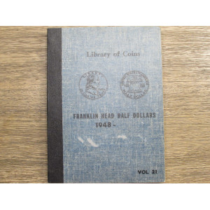 Library of Coins vintage album for Franklin Half Dollars - 1948-1963