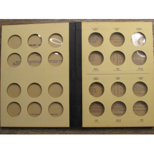 Library of Coins vintage album for Franklin Half Dollars - 1948-1963