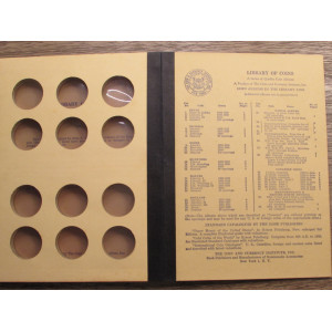 Library of Coins vintage album for Franklin Half Dollars - 1948-1963