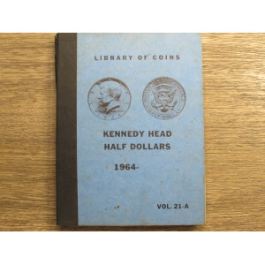 Library of Coins vintage album for Kennedy Half Dollars - 1964-