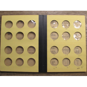 Library of Coins vintage album for Kennedy Half Dollars - 1964-