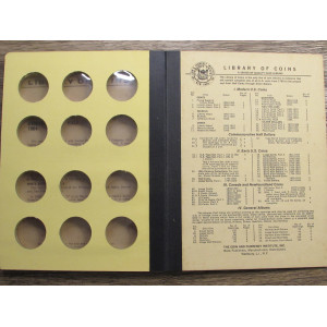 Library of Coins vintage album for Kennedy Half Dollars - 1964-