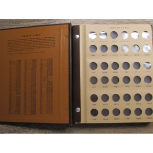 Dansco vintage coin album for Lincoln Cents - 