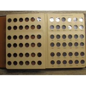 Dansco vintage coin album for Lincoln Cents - 