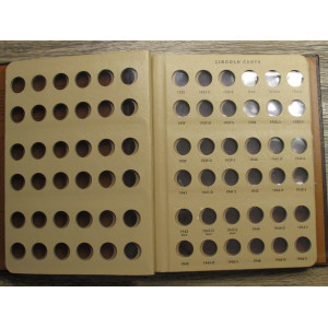 Dansco vintage coin album for Lincoln Cents - 