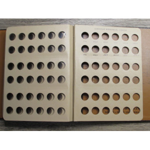 Dansco vintage coin album for Lincoln Cents - 