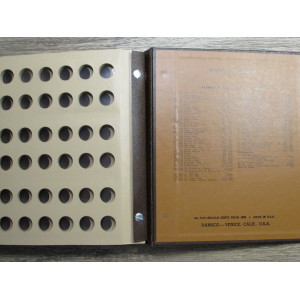Dansco vintage coin album for Lincoln Cents - 