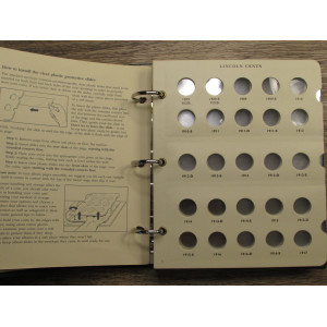 Littleton vintage coin album for Lincoln Cents - 1909-1958