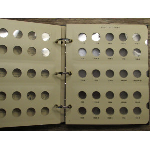 Littleton vintage coin album for Lincoln Cents - 1909-1958