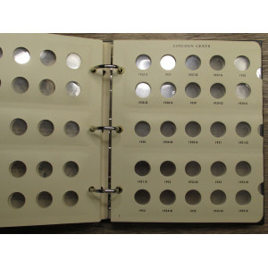 Littleton vintage coin album for Lincoln Cents - 1909-1958
