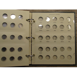 Littleton vintage coin album for Lincoln Cents - 1909-1958
