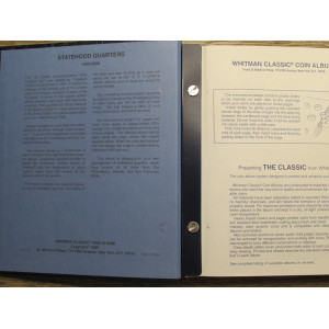 Whitman coin album for Statehood Quarters - 1999 onwards - vintage