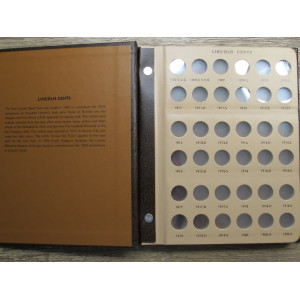 Dansco coin album for Lincoln Cents - 1909-1958 - vintage
