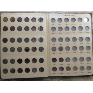 Dansco coin album for Lincoln Cents - 1909-1958 - vintage